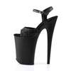 Pleaser - INFINITY909 Sandale à bride à la cheville, Pole dance chaussures - Chaussures de pole dance - Noir Product image
